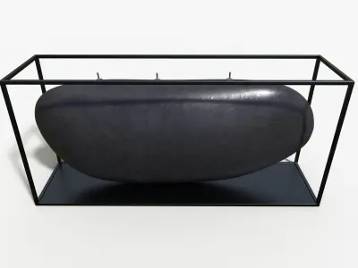 Overscale Candle M Low-poly 3D model