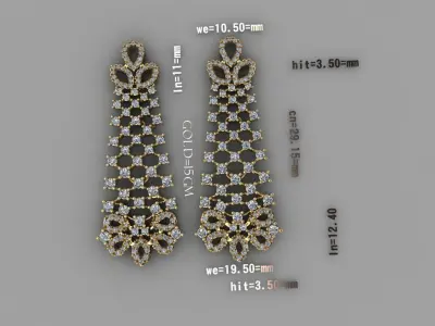 FASION EARING  3D model purchase
