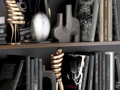 decorative set04 3D model 2