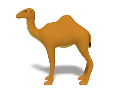 Cartoon Camel 3D model