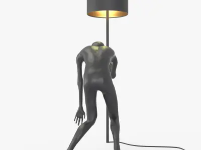 Old man Lamp 3D model