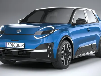 Nissan Micra EV 2026 3D model