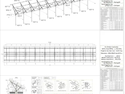 356 kWp Solar Project Type 10 3D model