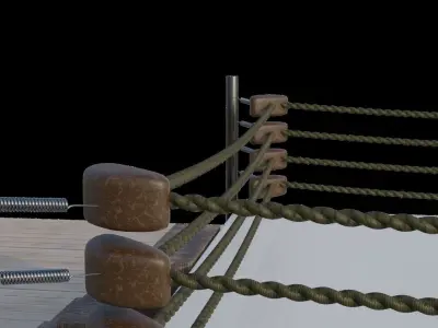 Boxing ring 3D model