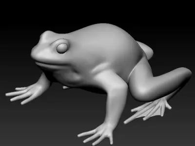 3D FROG - LOWPOLY Low-poly 3D model