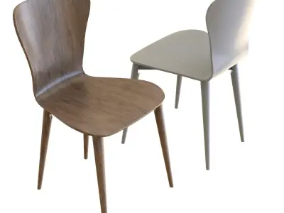 Crate and Barrel Brera Dining Chair 3D model