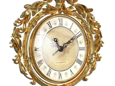 wall clock 53 3D model