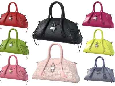 Givenchy Mini Antigona Bag 3D Model Pack