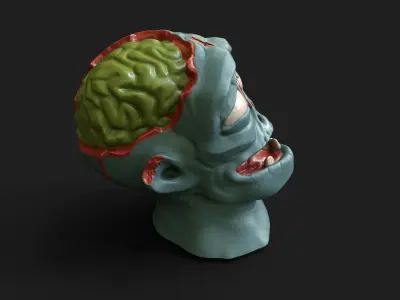 moneybox Zombie-piggy bank-stl-3mf 3D print model