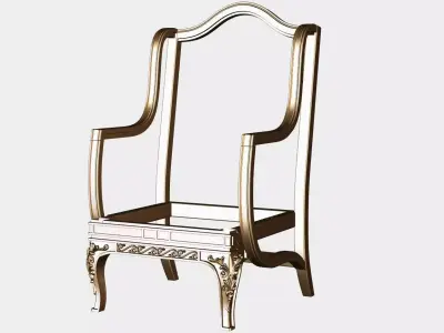 Carved sofa for cnc 17 3D model