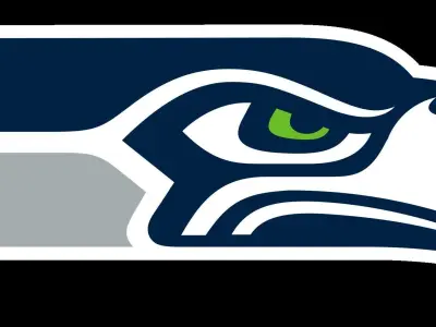 Seattle Seahawks Football Helmet 3D model