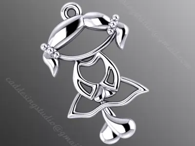 pendant ak1 3D print model