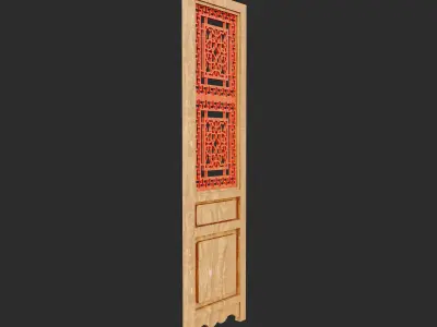 Wood Panel 2 3D model