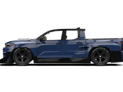 Toyota Tacoma 2024 kit Drift  Low-poly 3D model