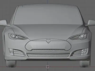 Tesla Model S 3D Model 3D model