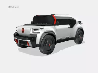 Citroen Oli Concept 2022 Low-poly 3D model