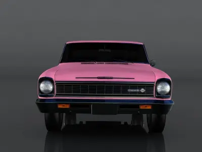 Chevrolet Nova SS Low-poly 3D model