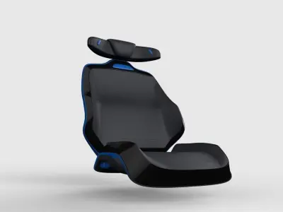 Car seat concept model - Concept EON 3D model