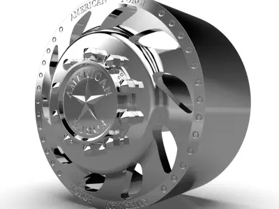 AMERICAN FORCE F08 FLOW DRW WHEEL 3D print model