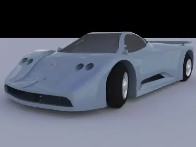 GAZ revelation Low-poly 3D model