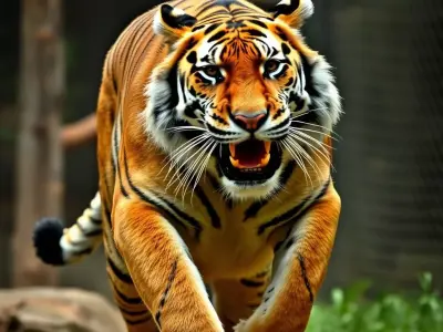 tiger king Low-poly 3D model