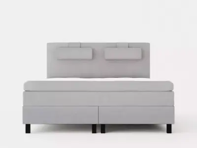 Lucky Continental Bed 180x200memory Low-poly 3D model