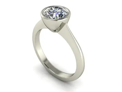Women ring 3dm stl render detail 3D print model 11
