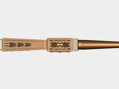 Carved decor for cnc 69 3D model
