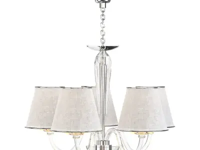 Wranovsky chandelier Low-poly 3D model