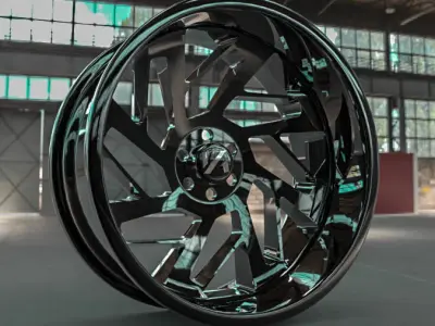 Arkon Cleopatra wheels 3D model