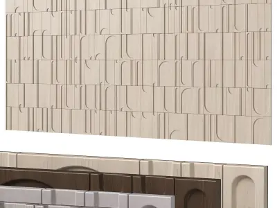 decorative wall 309 3D model