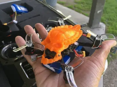 Babyhawk R Predator Alien Skull Drone Canopy 3D print model