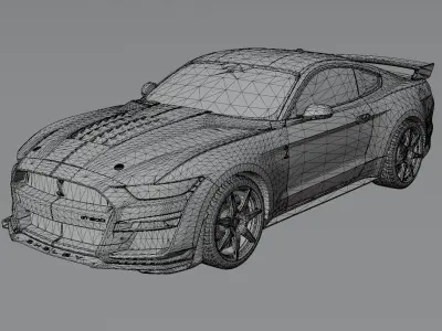mustang  3D model