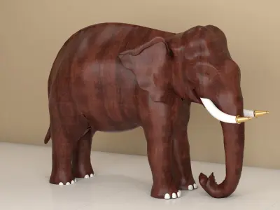 elephant sculpture 3D model