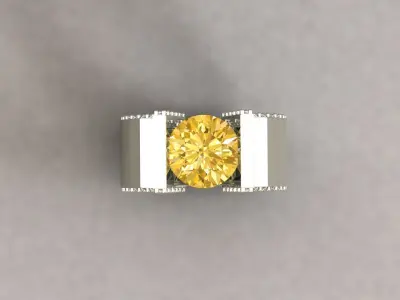 luxury ring 3D print model buy