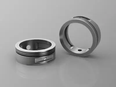 Harley motorcycle piston ring 3d model for 3d printing 3D print 3D print model