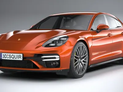 Porsche Panamera Turbo S 2021 3D model