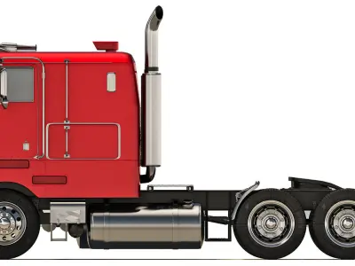 Peterbilt 362 6x4 1981 3D model