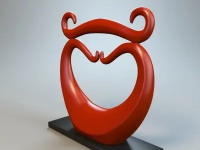 Abstract Figure m08 P 3D print model