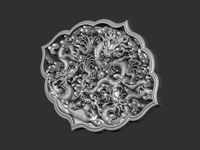 dragon pendant 3D print model