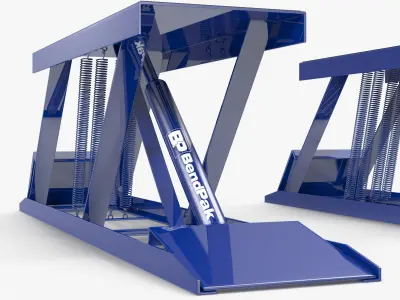 Car Lift Low-poly 3D model