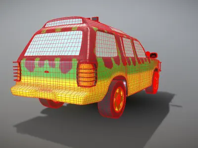  Jurassic Explorer XLT SUV offroad 3D model