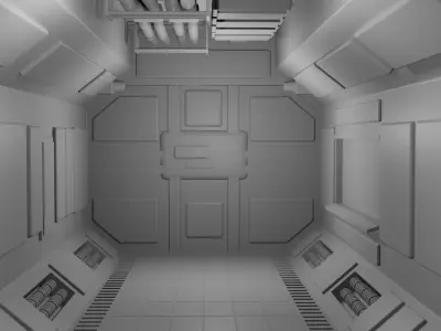 spacecraft interiors Free 3D model
