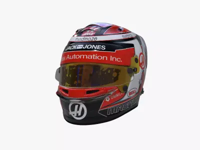 Magnussen helmet 2020 Low-poly 3D model