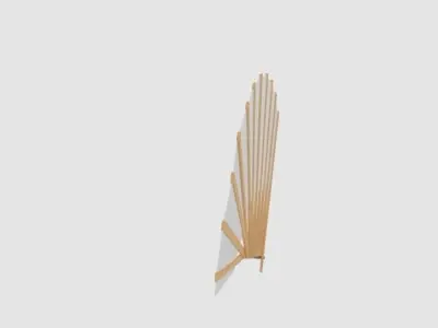  Japanese Fan Bokashi  3D model