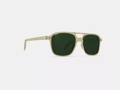Brimmer Sunglasses in Honeydew Low-poly 3D model