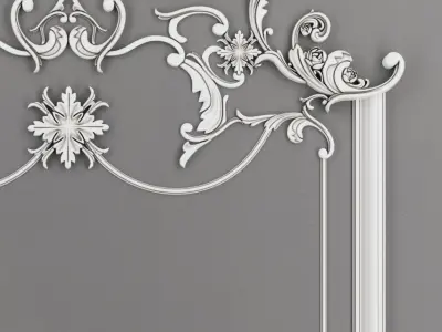 Sahra Wall Modeling 01 Low-poly 3D model