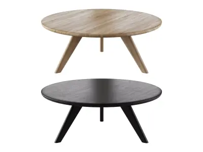 Round coffe table 3D model purchase