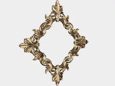 Carved decor for cnc 60 3D model