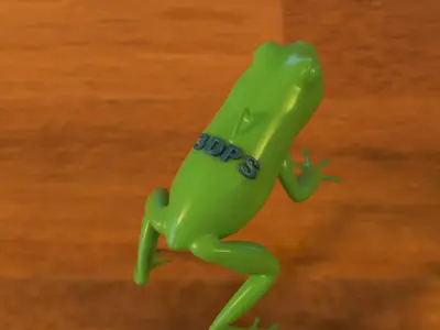 3DPS Frog Pendant 3D print model